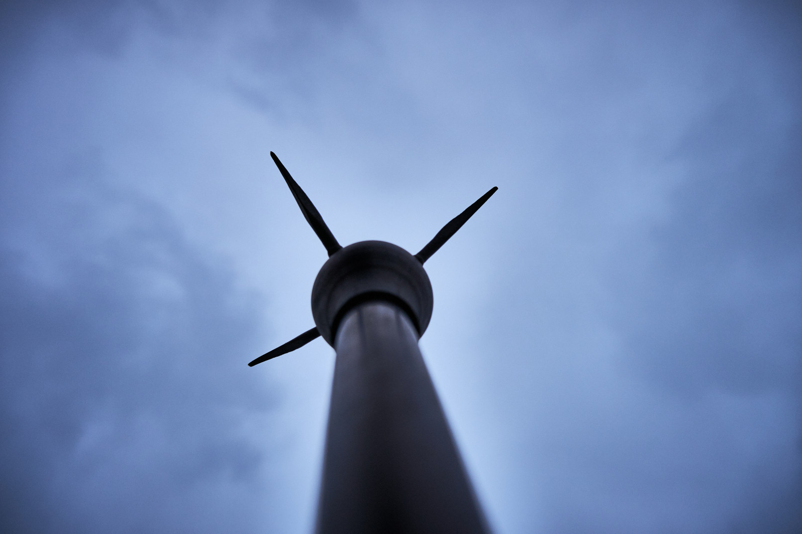 cielo blu, blu, lightning catcher, verticale, nuvoloso