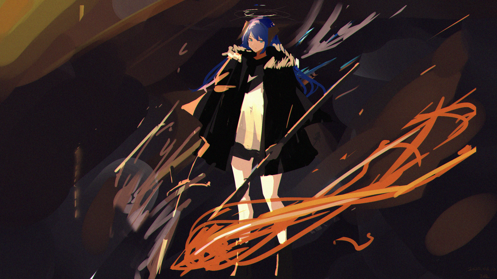 anime, anime girls, digital art, artwork, 2D, portrait