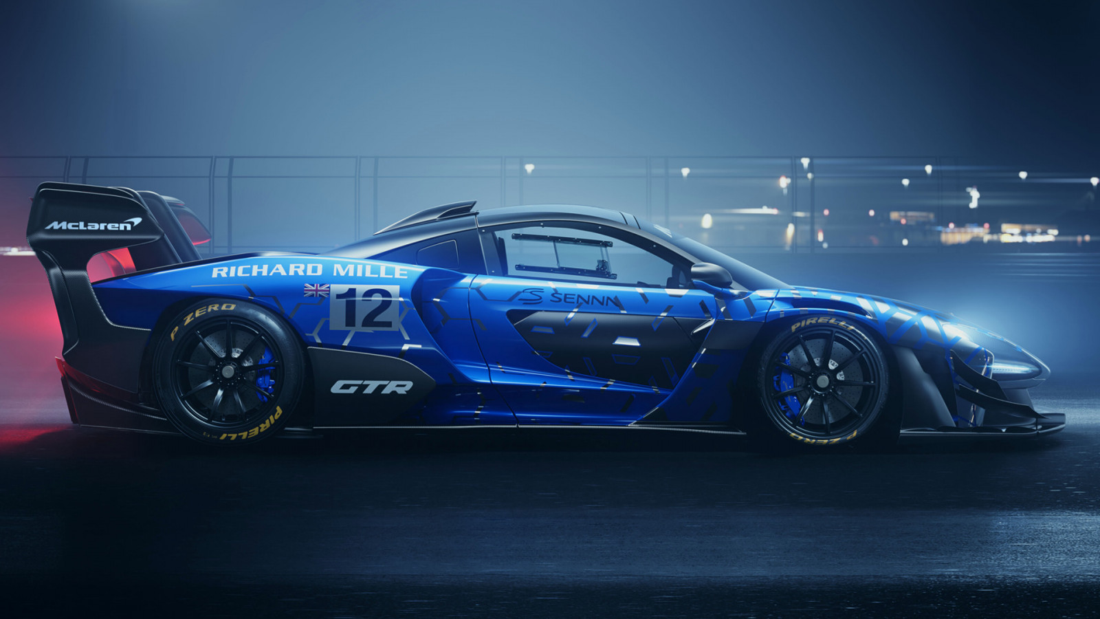 McLaren Senna GTR, bil, natt