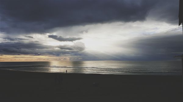 sunlight,landscape,sunset,sea,shore,reflection