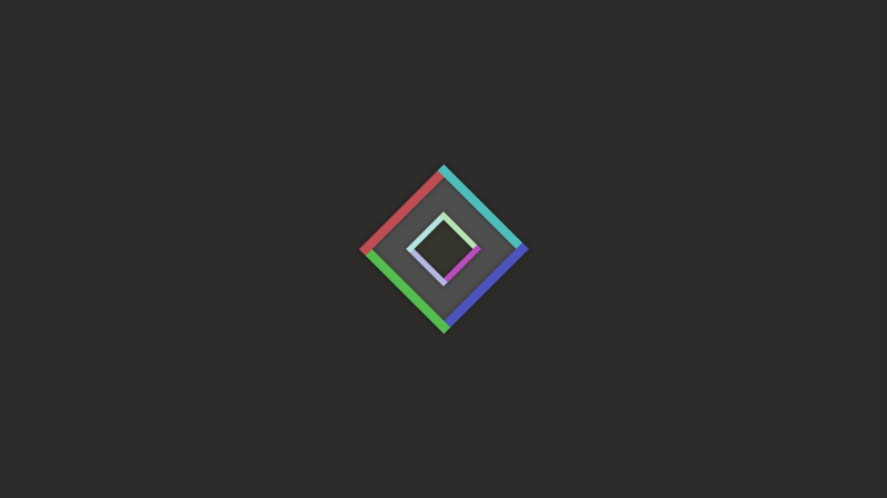 temný, minimalismus, text, logo, kruh, barvitý temný, minimalismus, text, logo, kruh, barvitý