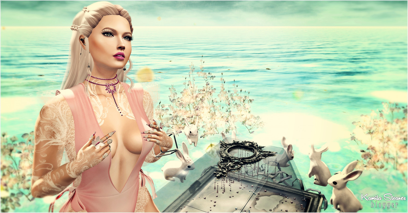 model, ruce, moře, dlouhé vlasy, nebe, rtěnka, vlasy, letní, Stahovací, štěstí, hřebíky, plavky, událost, dovolená, fabia, dívka, krása, druhý život, catwa, bento, aplikátor, pózy, blond, treschic, bloggerů, počítač tapeta, focení, člověk barva vlasů, deesses, formanails, ASTERIA, headmesh, eyerliner, reelposes, cg artwork