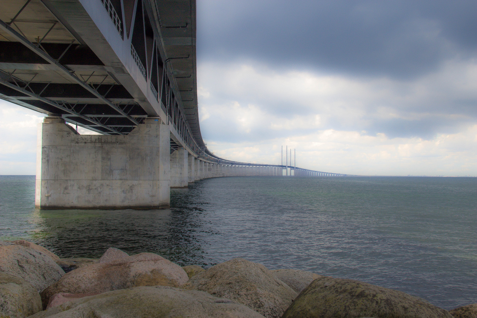 ponte, mare, Bron, HAV, Broen, resundsbron, lernacken, resundbridge, resundsforbindelsen