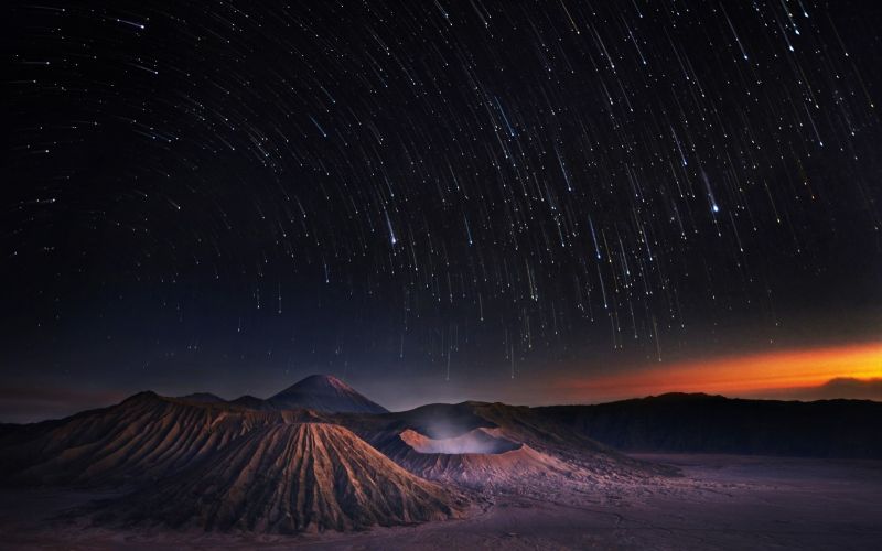 krajina, noc, Příroda, atmosféra, jitřenka, astronomie krajina, noc, Příroda, atmosféra, jitřenka, astronomie