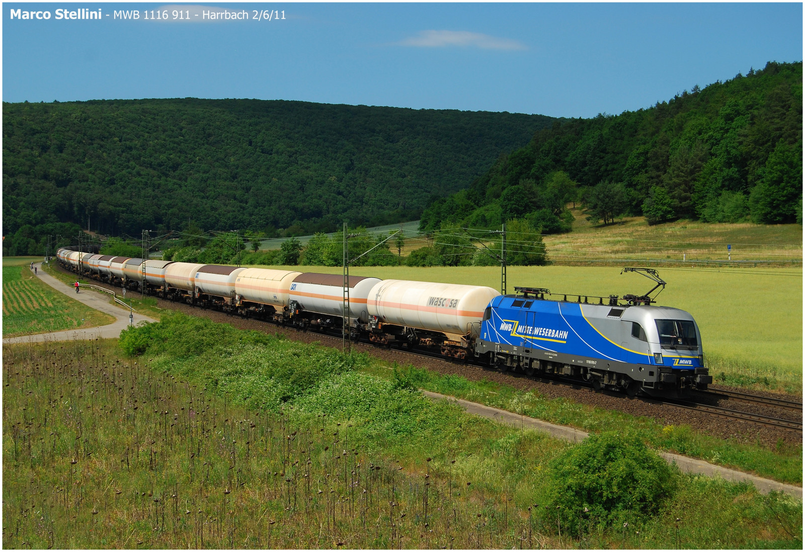 911, siemens, Býk, Mwb, 1116, Eurosprinter, Mittelweserbahn, Es64