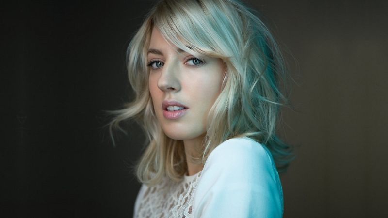 modello, ritratto, bionda, capelli lunghi, viso, donne