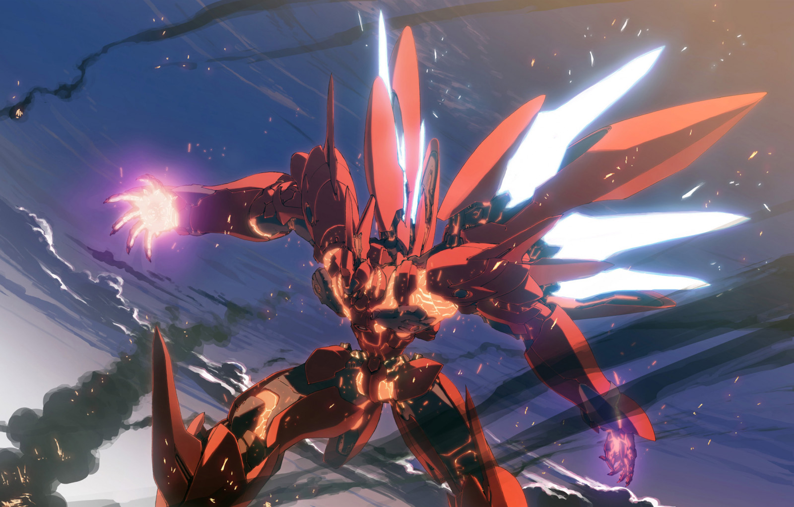2162x1382 px, Anime, Mecha, robot, Weltal, Xenogears