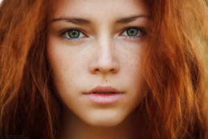 Wallpaper : face, women, redhead, model, depth of field 