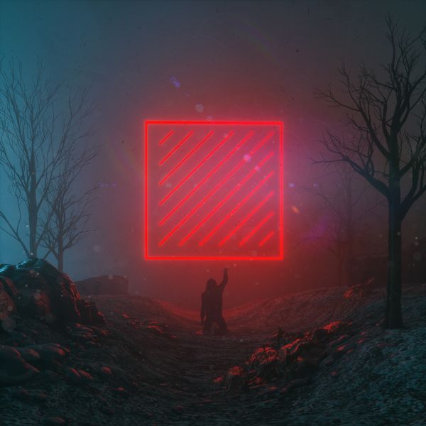 digital art,CGI,square,night,mist