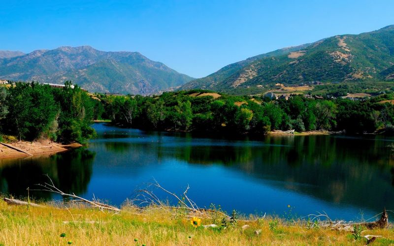 landscape, hill, lake, water, nature, reflection landscape, hill, lake, water, nature, reflection