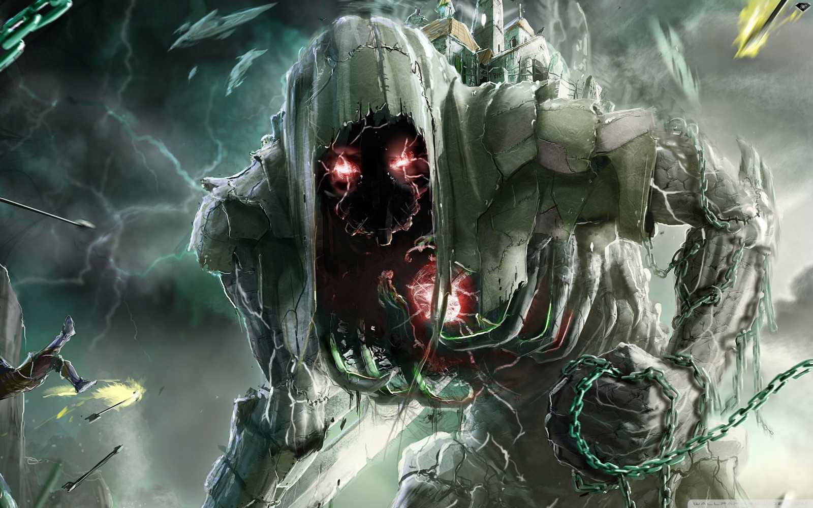 Fantasy kunst, anime, væsen, kæder, tegneserier, skærmbillede, mecha, computer tapet, fiktiv karakter, pc spil, tegneserie