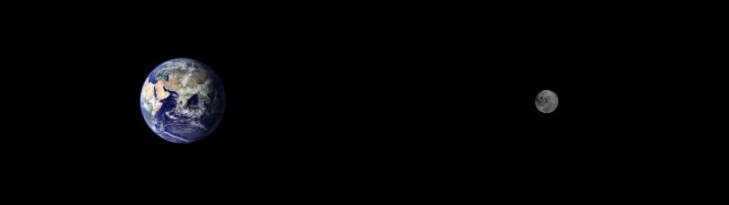 digitální umění, planeta, minimalismus, Země, Měsíc, space art digitální umění, planeta, minimalismus, Země, Měsíc, space art