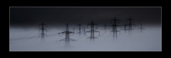 Canon,drawing,white,black,clouds,mist