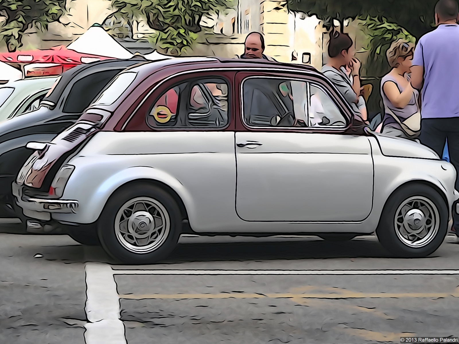 model, Itálie, auto, vozidlo, fiat 500, FIAT, Abarth, 500, kolo, okraj, klasický, rm, automobilového designu, automobilový exteriér, kompaktní vůz, motorové vozidlo, městské auto, subcompact auto, fiat500, Cinquecento, Fiat Cinquecento, 695, Manziana, Sagradellacastagna, Wwwraffaellopalandricom, Model695, Modello695, automotive wheel system