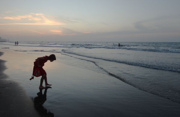 water,sunset,sea,shore,sand,reflection