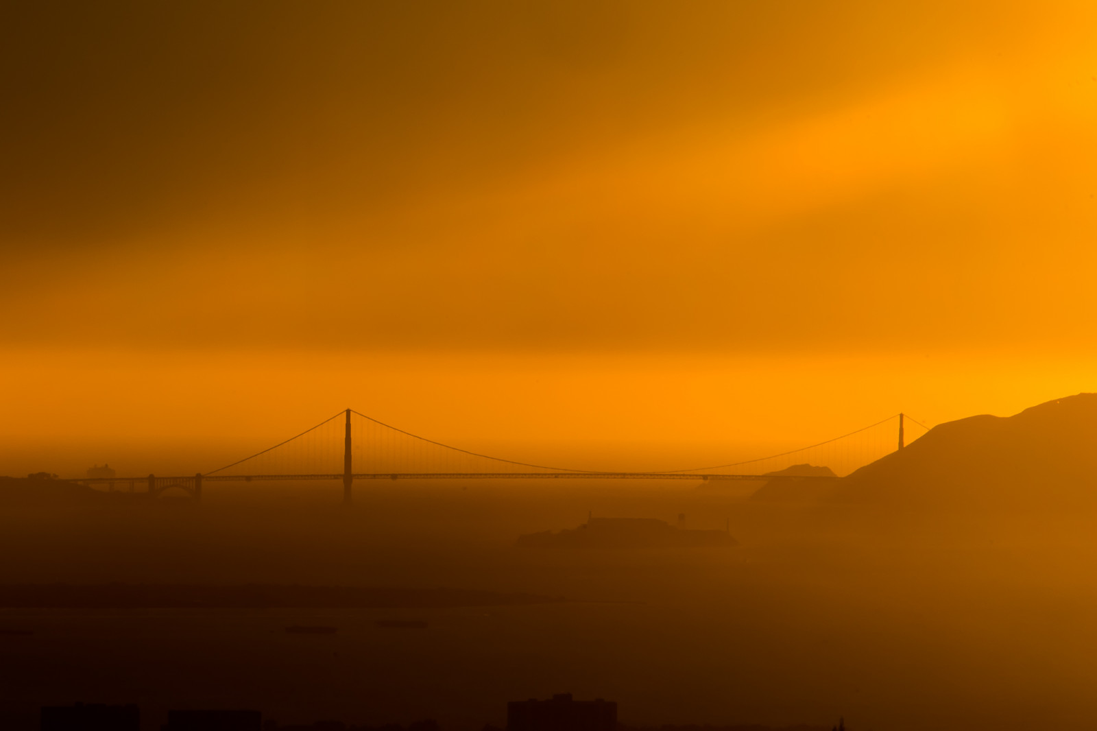 San Francisco, California, ponte, tramonto, Stati Uniti d'America, Oakland, stati Uniti, fav50, Stati Uniti d'America, Golden Gate Bridge, Alcatraz, Eastbay, fav10, fav25, fav100