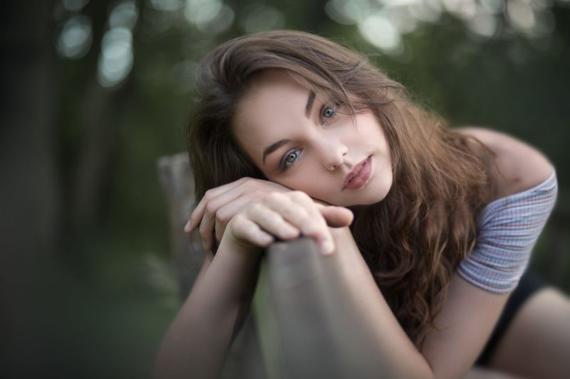 ポートレート,面,女性,モデル