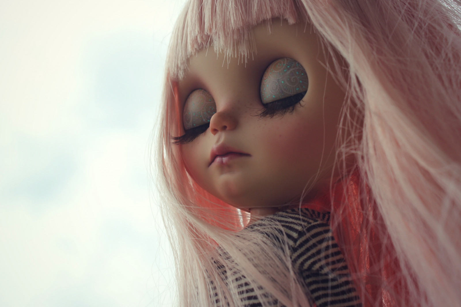 dukke, barn, gaby, tan, Nomad, Blythe, drilagtig, brugerdefinerede, ibenholt, blythedoll, RBL, customblythe, customdoll, vainilladolly