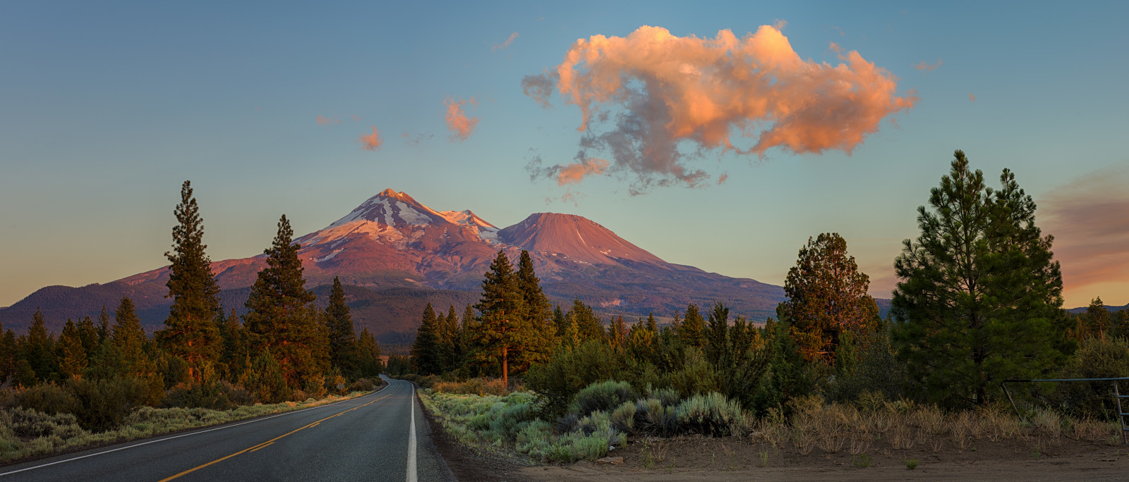 Wallpaper Oregon, Mount Shasta, California, photography, landscape