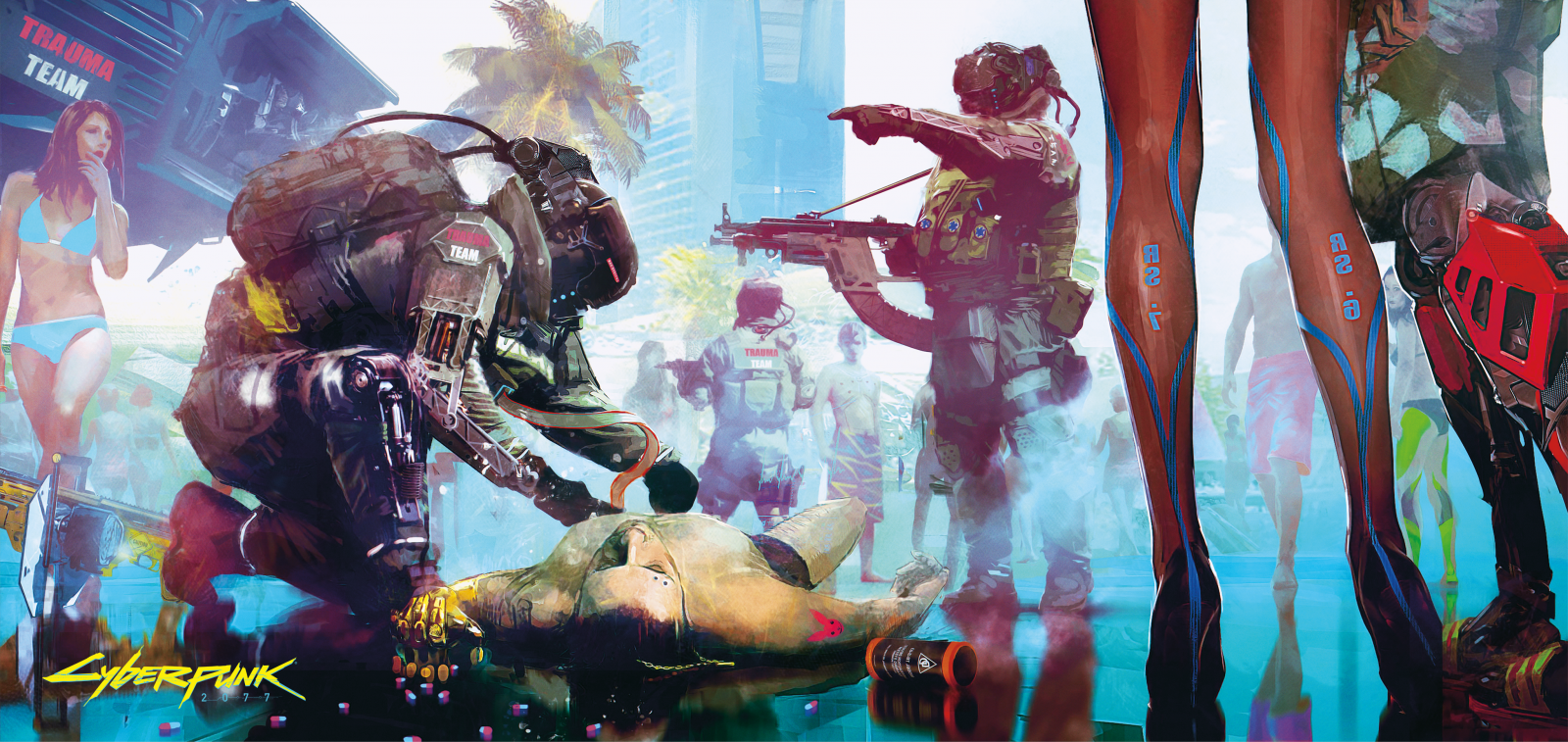 Cyberpunk 2077, CD Projekt RED, kobiety, Koncepcja sztuki