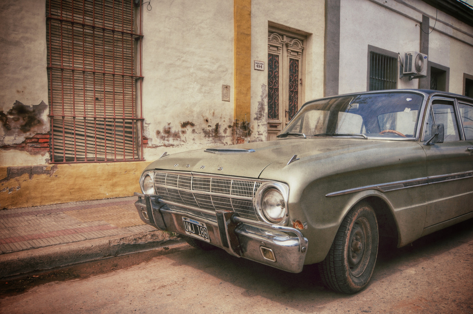 ulice, architektura, auto, vozidlo, HDR, Nikon, Brod, veteránem, 2013, Argentina, Sokol, limuzína, San, široký úhel, mygearandme, de, klasický, Antonio, americký, Snapseed, D300S, creativemindsphotography, pozemní vozidla, automobilový exteriér, automobil make, luxusní vůz, kompaktní vůz, starožitný auto, Areco, v plné velikosti vůz