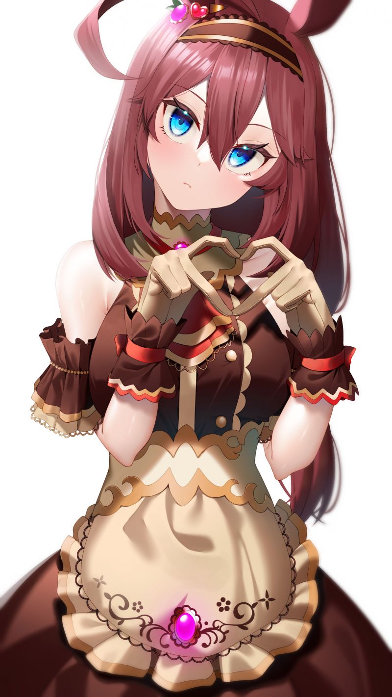 anime,gadis anime,Uma Musume Pretty Derby,horse girls,telinga hewan,Mihono Bourbon Uma Musume