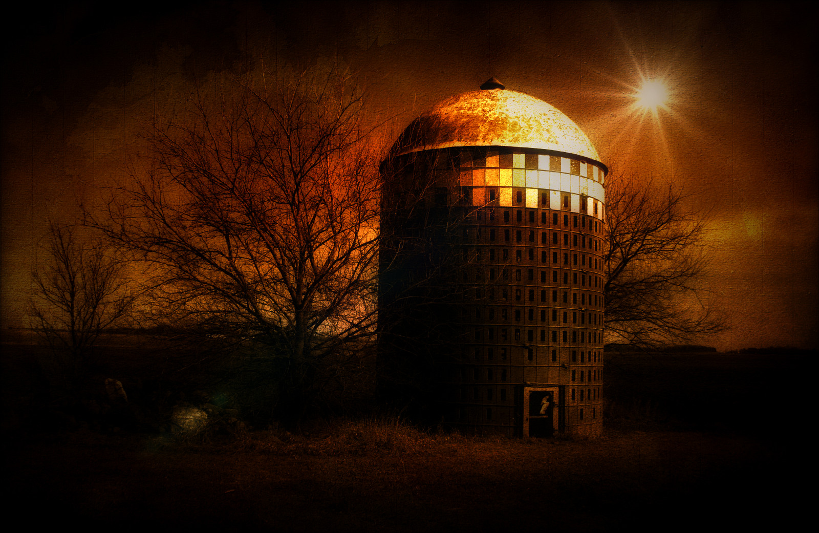 notte, cielo, sera, azienda agricola, struttura, atmosfera, Stati Uniti d'America, strutturato, osservatorio, mezzanotte, Minnesota, rurale, nazione, albero, blinkagain, illuminazione, oscurità, besteverdigitalphotography, bestevercompetitiongroup, sfondo del computer, oggetto astronomico, fenomeno, Contea di Watonwan, stock photography