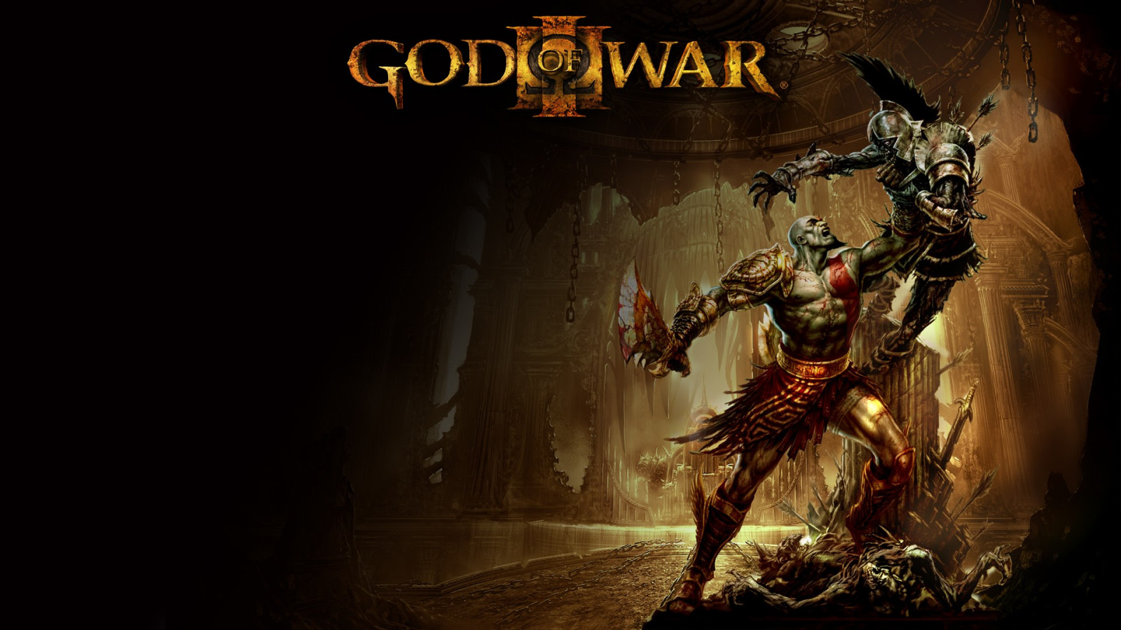 mythologie, God of War III, obscurité, capture d'écran, Papier peint de l'ordinateur