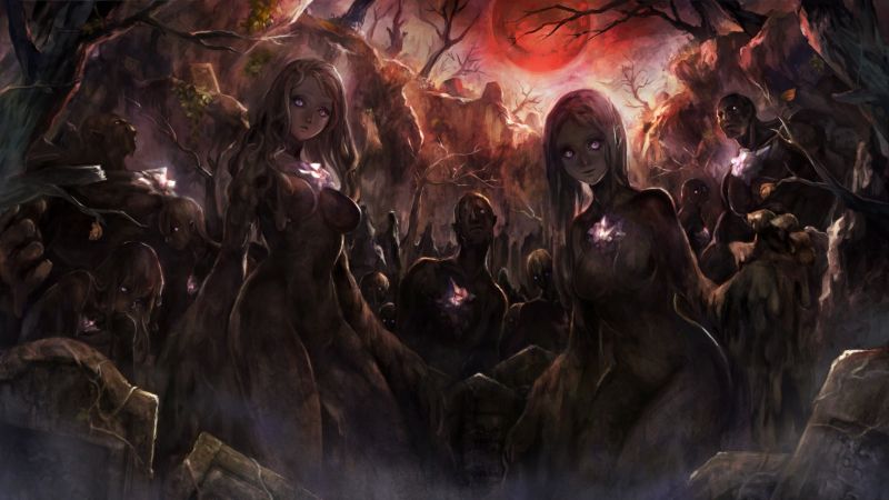 fantasy umění, fantasy dívky, anime, anime dívky, umělecká díla, démon fantasy umění, fantasy dívky, anime, anime dívky, umělecká díla, démon
