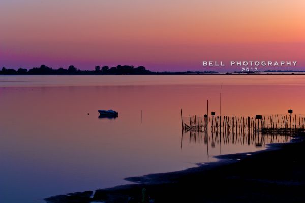 landscape, sea, Italy, water, sunset, lake
