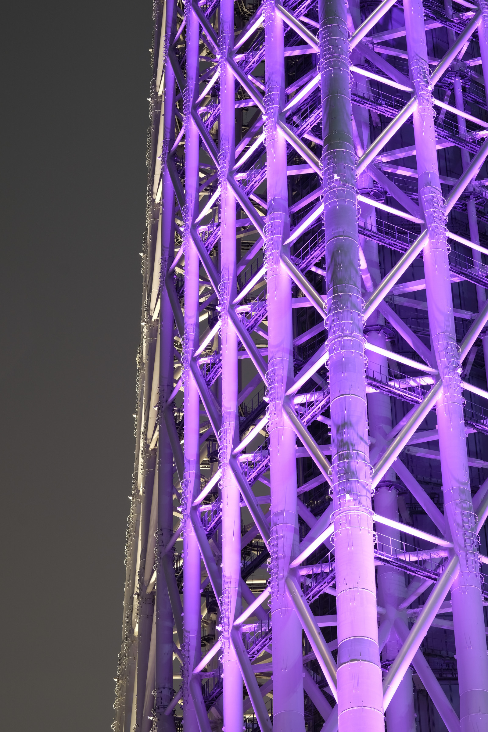 Japan, nat, symmetri, skyskraber, blå, tårn, pariserhjul, Tokyo, struktur, Fujifilm, Jp, Skytree, belyst, belysning, form, linje, fuji, Fujinon, milepæl, Tokyo Skytree, Miyabi, Kirameki, xf56mmf12r, xf56mm, xt1, facade, højhus