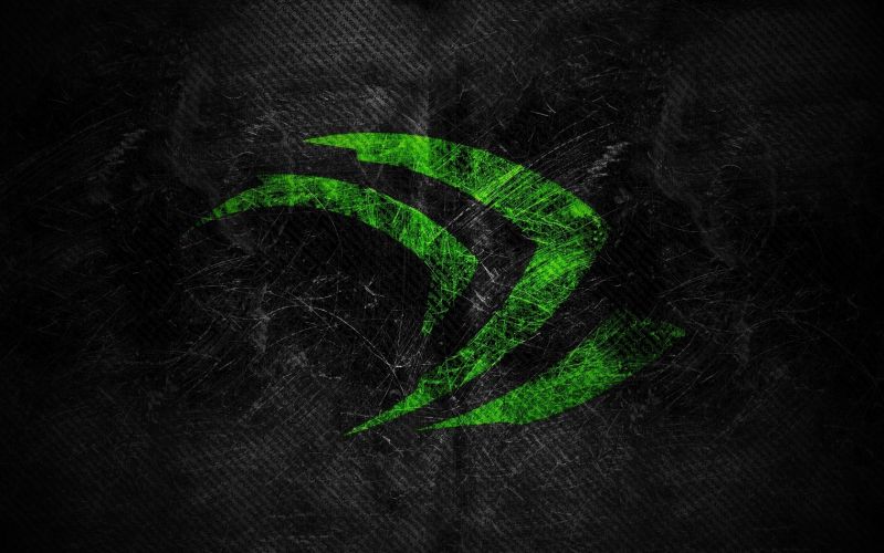 black, monochrome, logo, green, circle, Nvidia black, monochrome, logo, green, circle, Nvidia