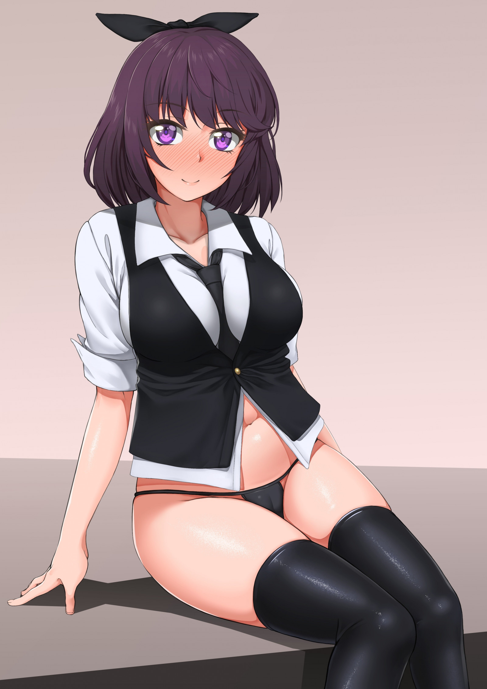 anime, fete anime, desen animat, brunet, maximele coapsei, personaje originale, îmbujorare, cameltoe, îmbrăcăminte, mangaka, fetish model