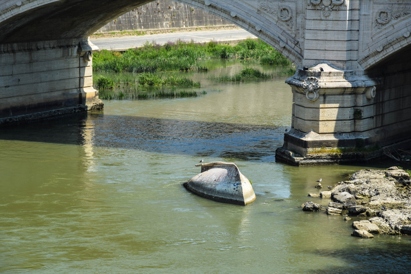 Water Highways Rome Wallpaper : boat, city, Italy, architecture, ancient, water, vehicle ...