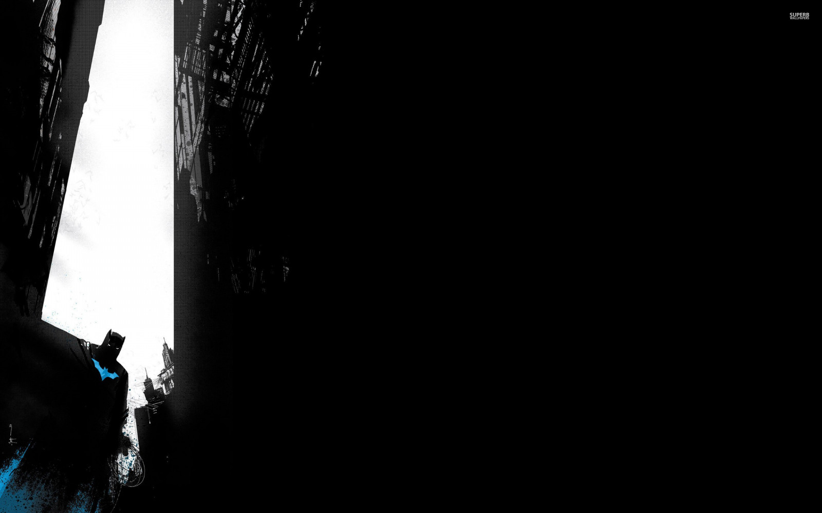 Černá, černobílý, silueta, Bat-man, filmy, super hrdina, světlo, tma, Snímek obrazovky, počítač tapeta, Černý a bílý, monochromatické fotografování