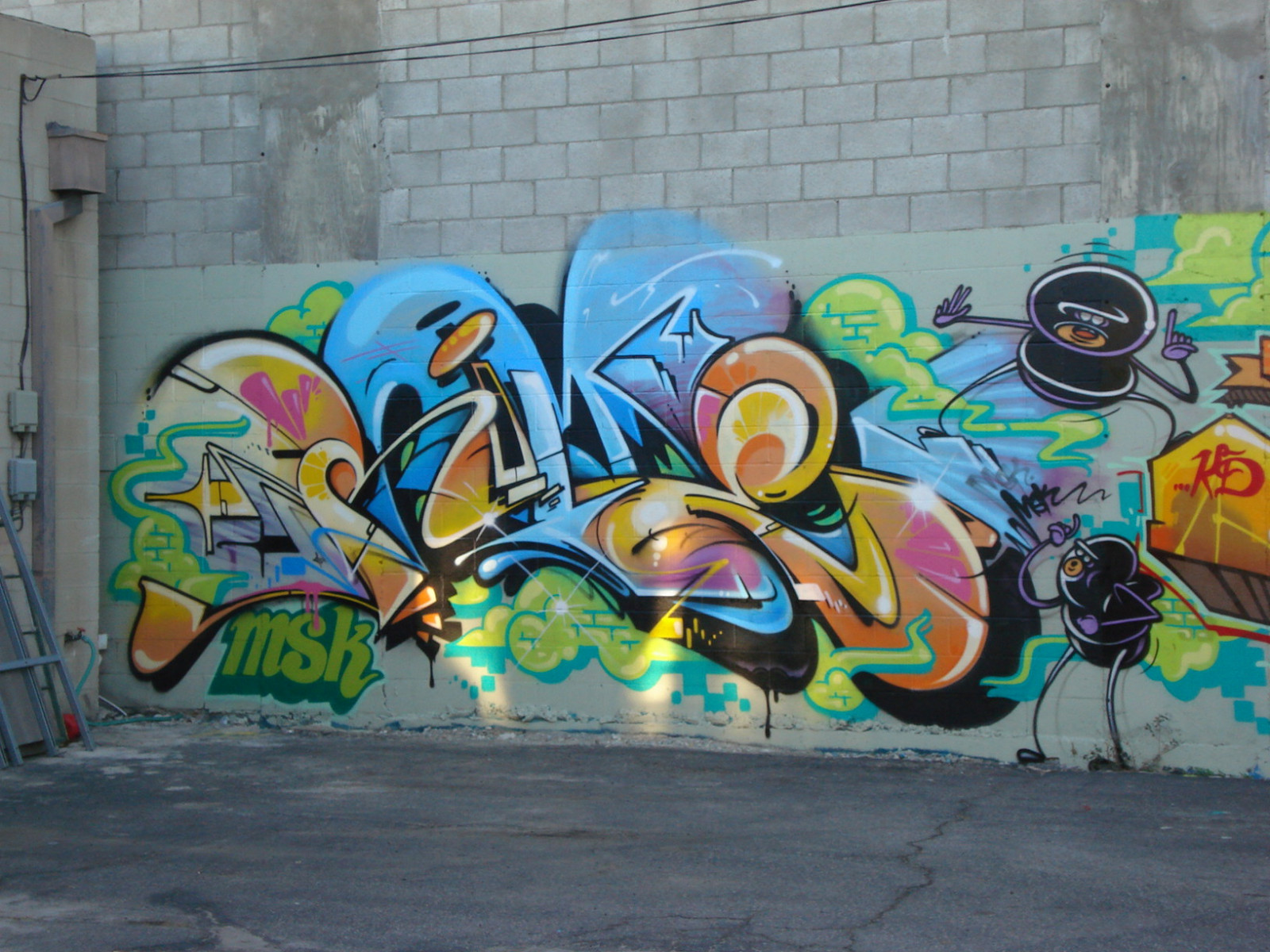 grafiti, UMĚNÍ, pouliční umění, stěna, nástěnná malba