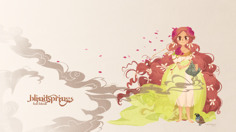 blindsprings, Tammy Blindsprings, Kadi Fedoruk, ilustrace, kreslená pohádka, růžový blindsprings, Tammy Blindsprings, Kadi Fedoruk, ilustrace, kreslená pohádka, růžový