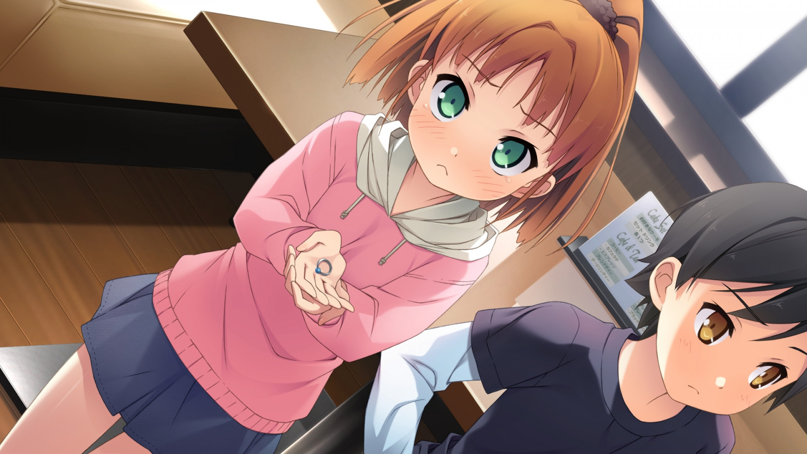 ilustrace, anime, kreslená pohádka, Váš Diary, dívka, chlap, Snímek obrazovky, mangaka