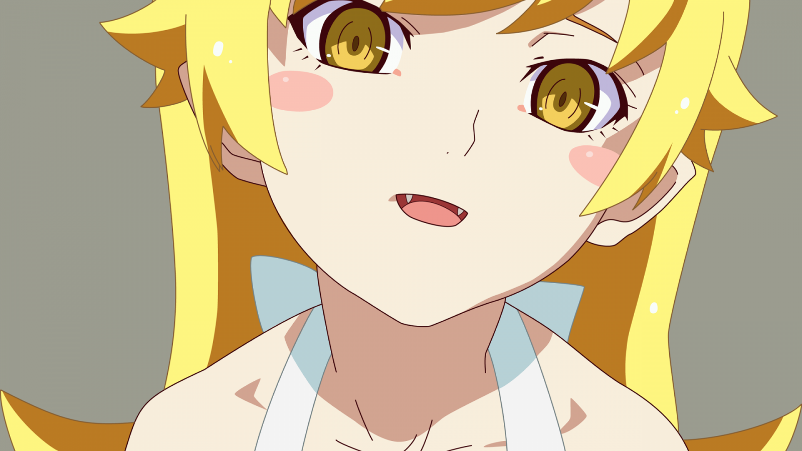 Illustration, Monogatari Serie, Anime, Oshino Shinobu, Karikatur, Mund, Nase, Mangaka