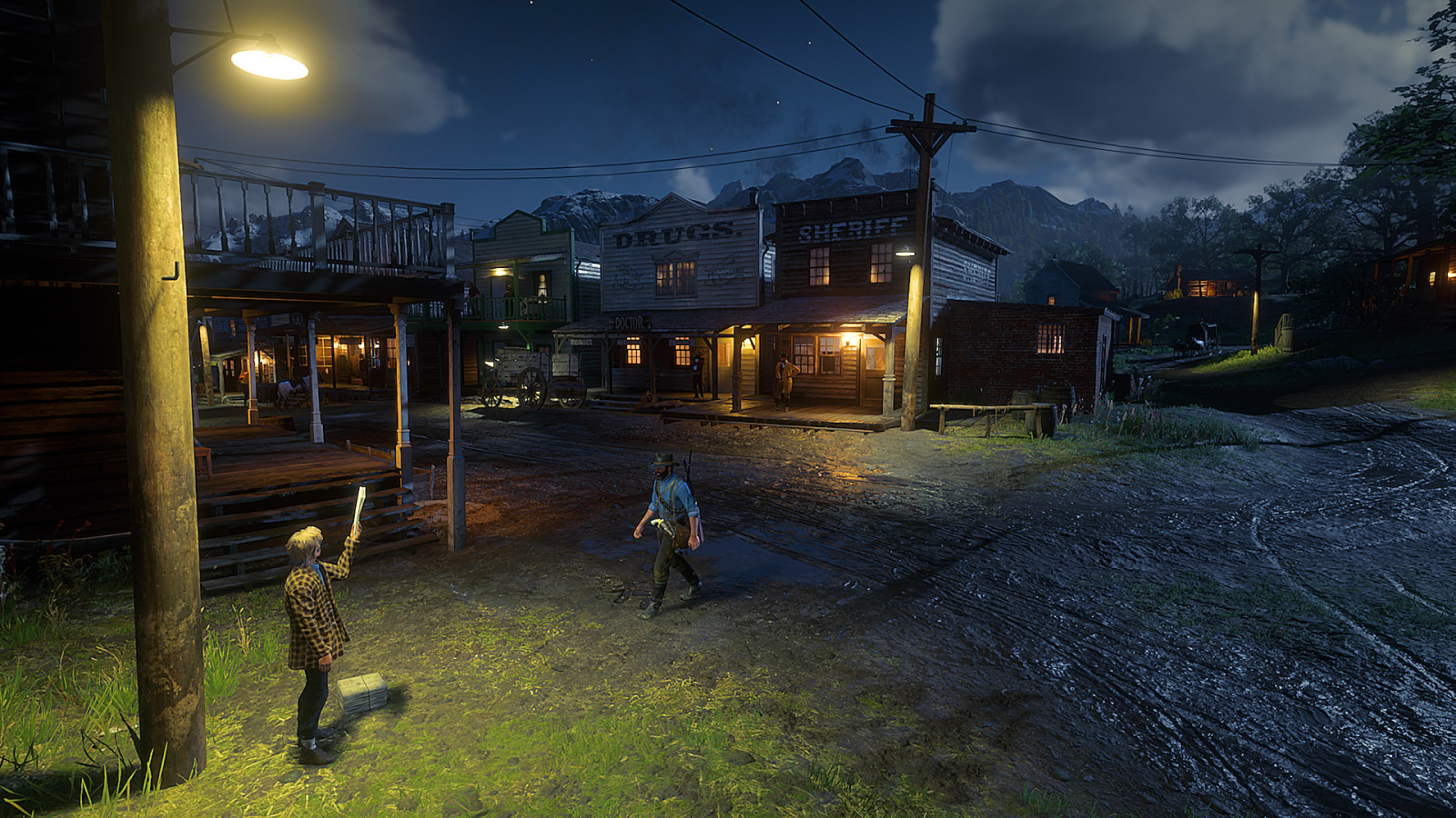 himmel, atmosfære, bygning, Sky, plante, gadebelysning, elektricitet, skumring, hus, vindue, by, græs, vejbelægning, security lighting, mørke, landskab, byområde, træ, aften, midnat, fritid, vej, forstad, lysarmatur, vinter, facade, brosten, nat, gade, pc spil, græsarealer, luftledning, spil, skygge, Strategy video game, gård, sommerhus