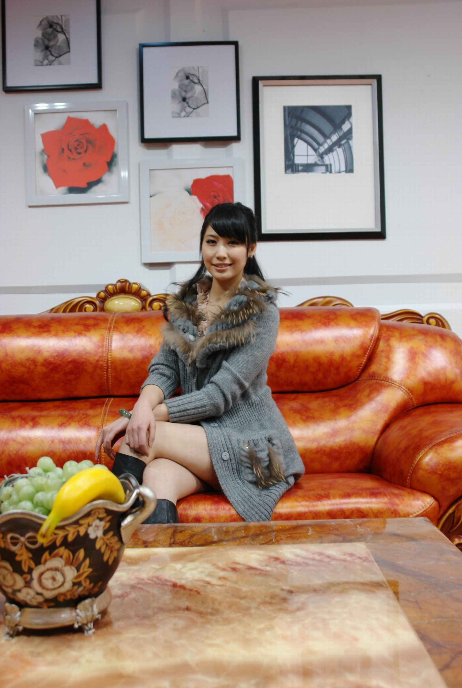 maleri, sidder, Miss World, Diana Xu, KUNST, udskæring, humane positioner, menneskelig handling