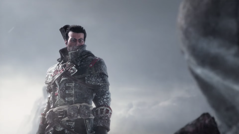 voják, Snímek obrazovky, Assassins Creed, sníh, zima, počasí voják, Snímek obrazovky, Assassins Creed, sníh, zima, počasí