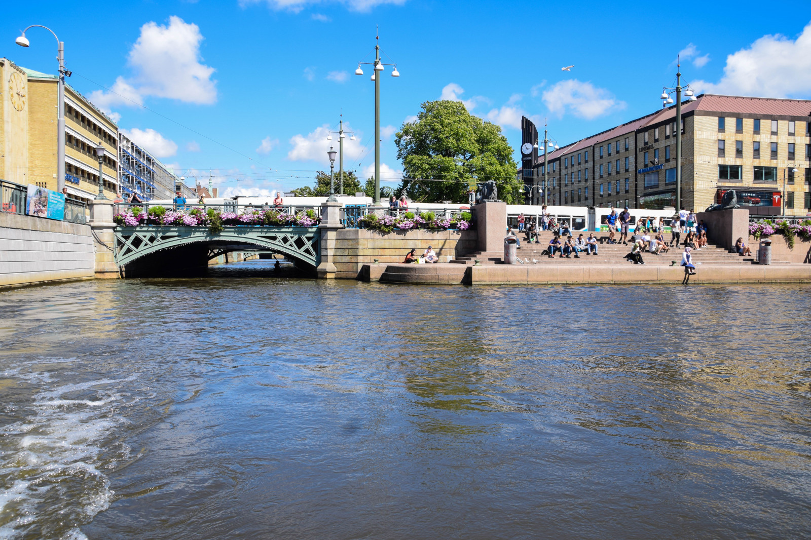 loď, moře, město, panoráma města, voda, vozidlo, řeka, přístav, město, Švédsko, Evropa, dok, kanál, Sverige, Marina, cityview, se, Göteborg, g teborg, V strag talandsl n, vodní