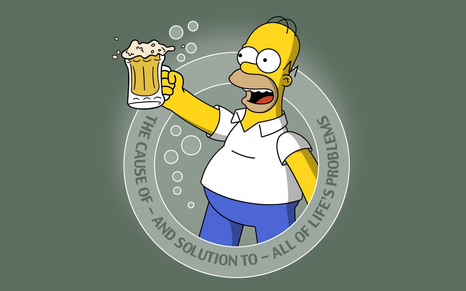 illustration, citere, tegneserie, øl, The Simpsons, Homer Simpson, mærke