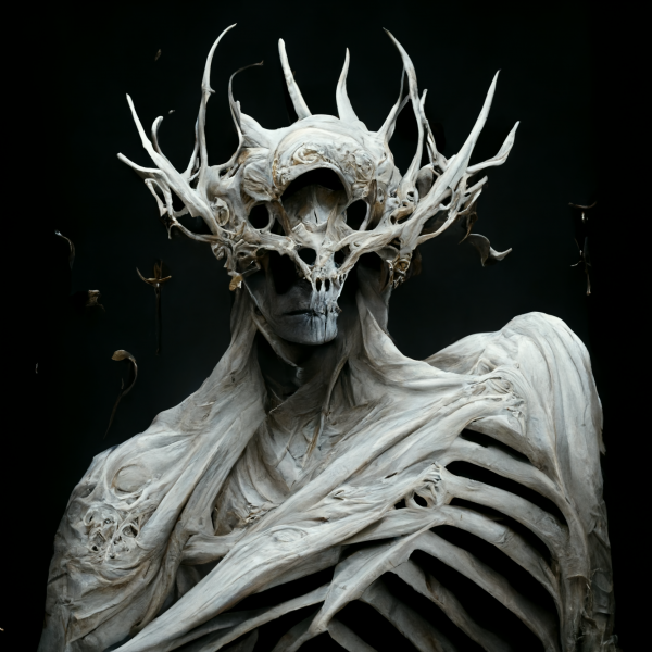 digital art,dark fantasy,skull,Photorealistic,bone,death