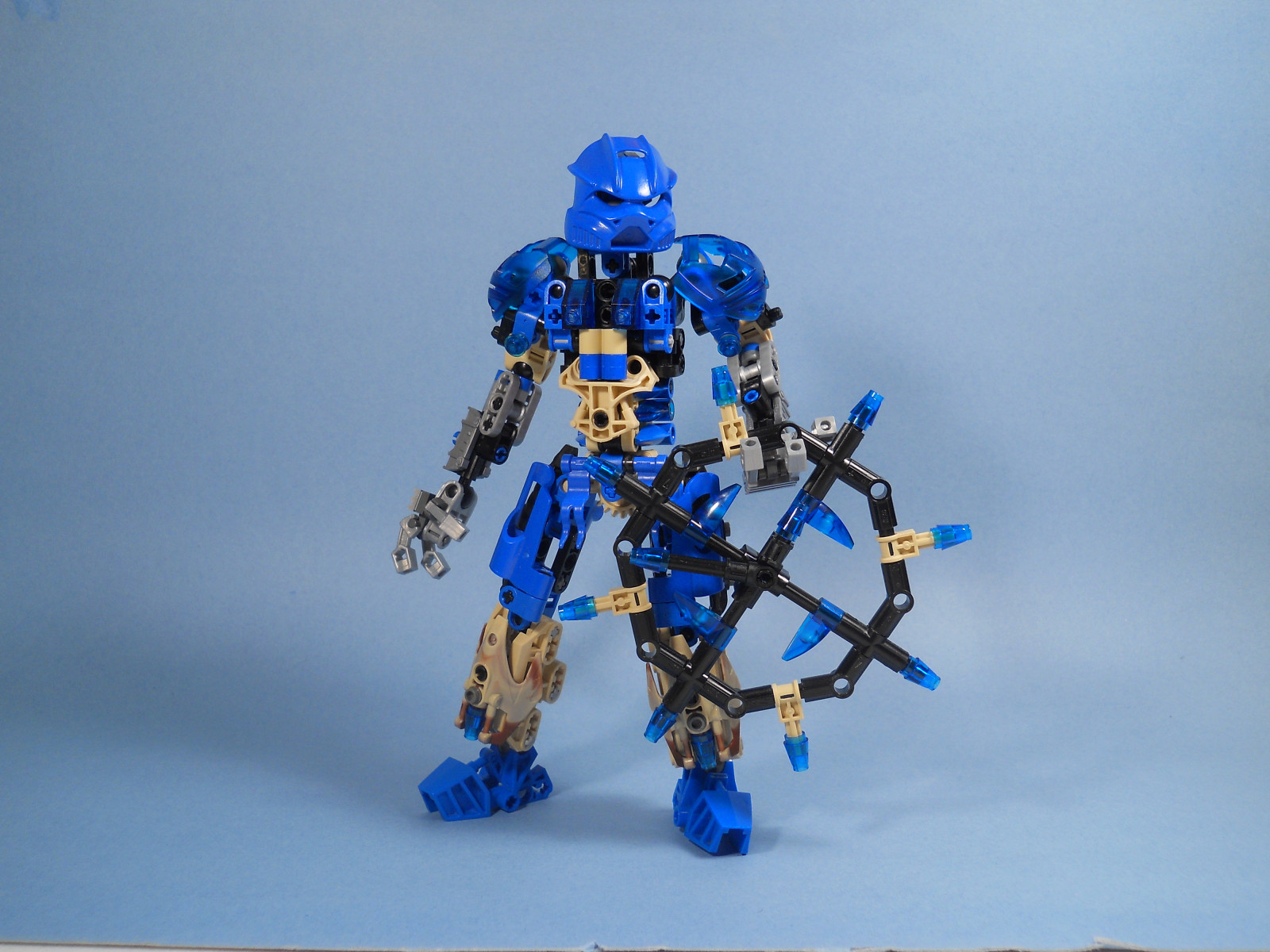 modrý, chladný, bojovník, LEGO, maska, čas, Mistr, technika, zbraň, bojovník, Bionicle, Toa, chakram, Kanohi