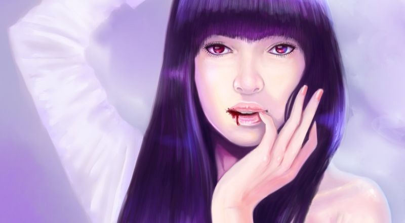 tvář, fantasy umění, anime, ženy, model, dlouhé vlasy tvář, fantasy umění, anime, ženy, model, dlouhé vlasy