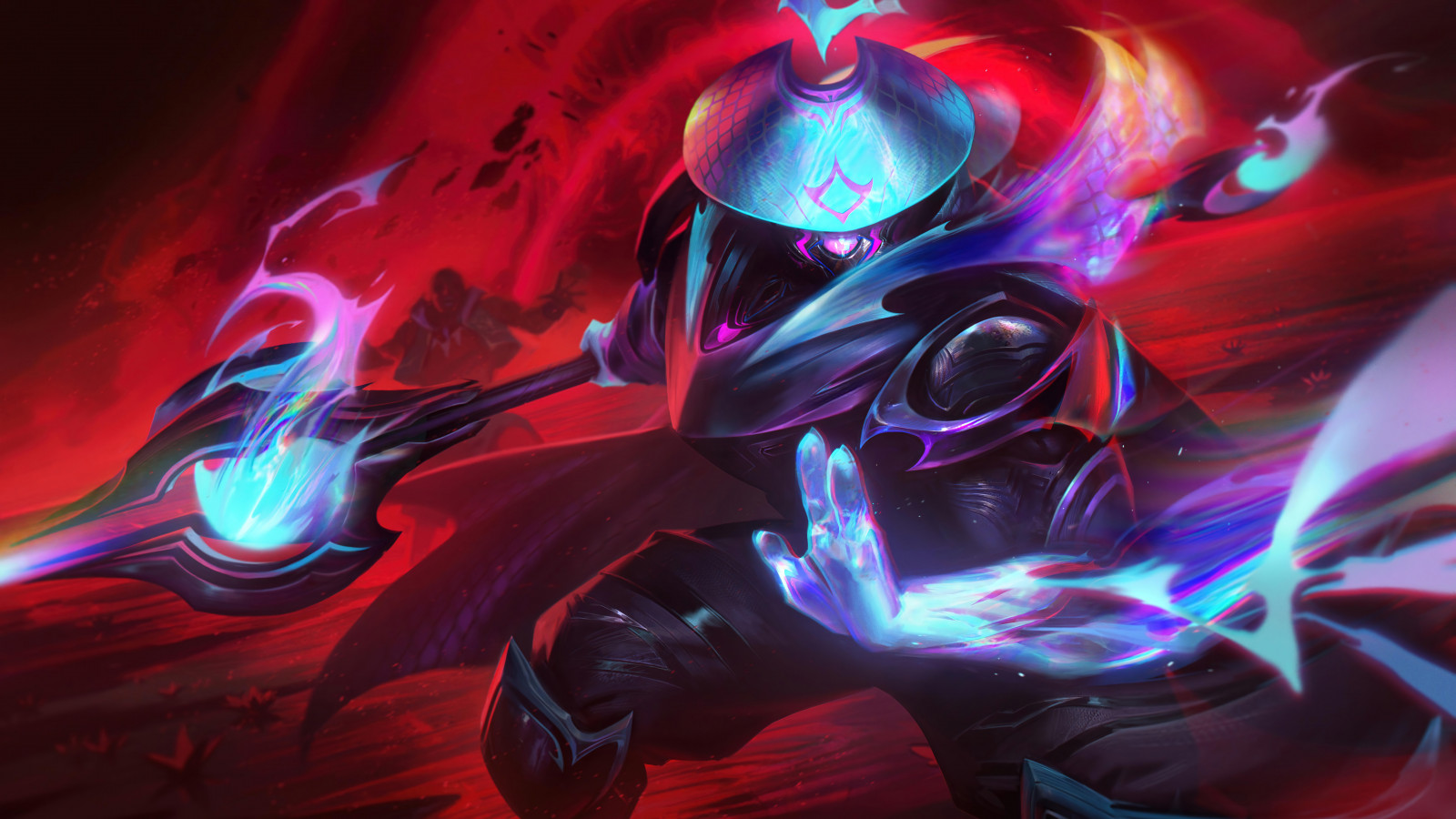 배경 화면 : Empyrean League of Legends, 전설의 Jax 리그, 리그 오브 레전드, 디지털 아트, 폭동