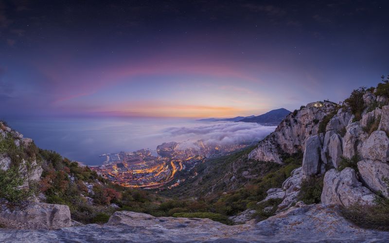 τοπίο, η δυση του ηλιου, λίμνη, βράχος, φύση, αντανάκλαση τοπίο, η δυση του ηλιου, λίμνη, βράχος, φύση, αντανάκλαση