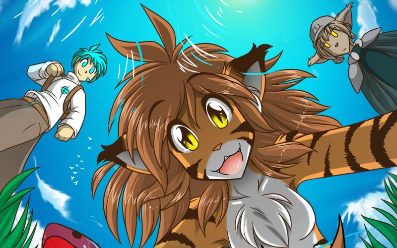 1920x1200 px, Anthros, berbulu, Dua jenis 1920x1200 px, Anthros, berbulu, Dua jenis